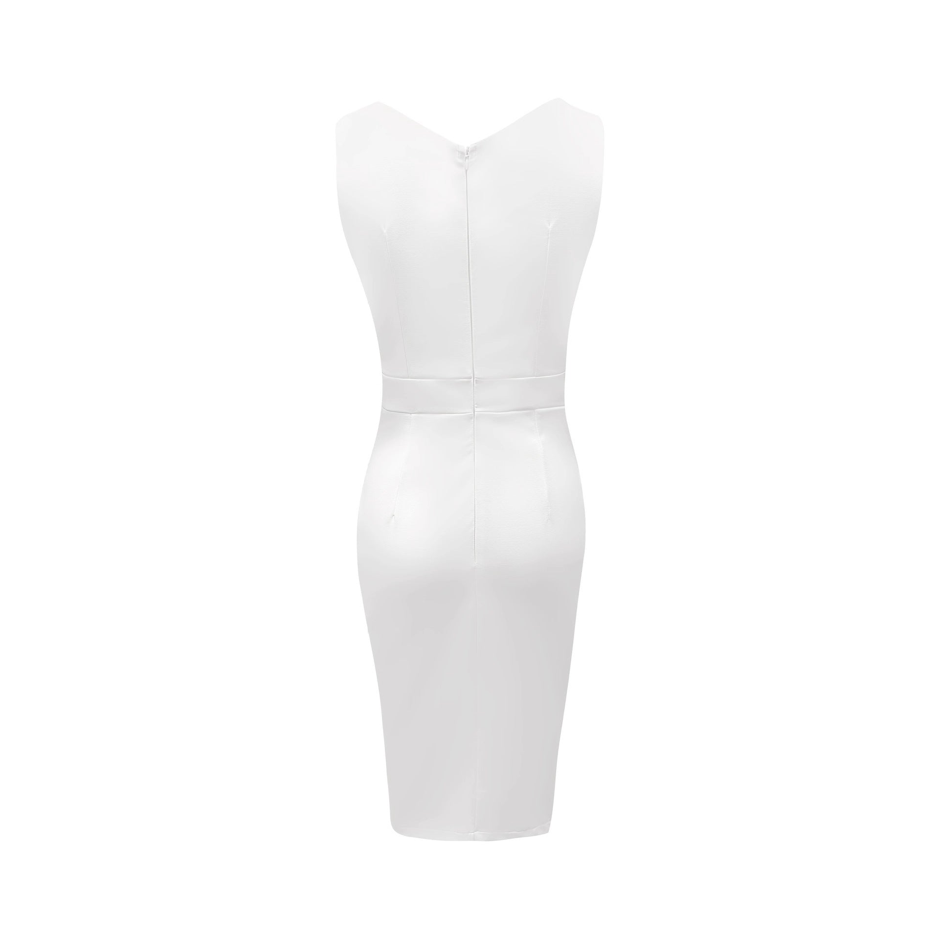 Elegantes Damen Strickkleid – minimalistisch mit Schlitz